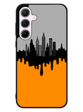 Black Orange Samsung Galaxy A35 5G Case