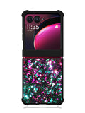 Glitter Galaxy 2nd Motorola Moto Razr Plus 2023 , Moto Razr+ 2023 Case