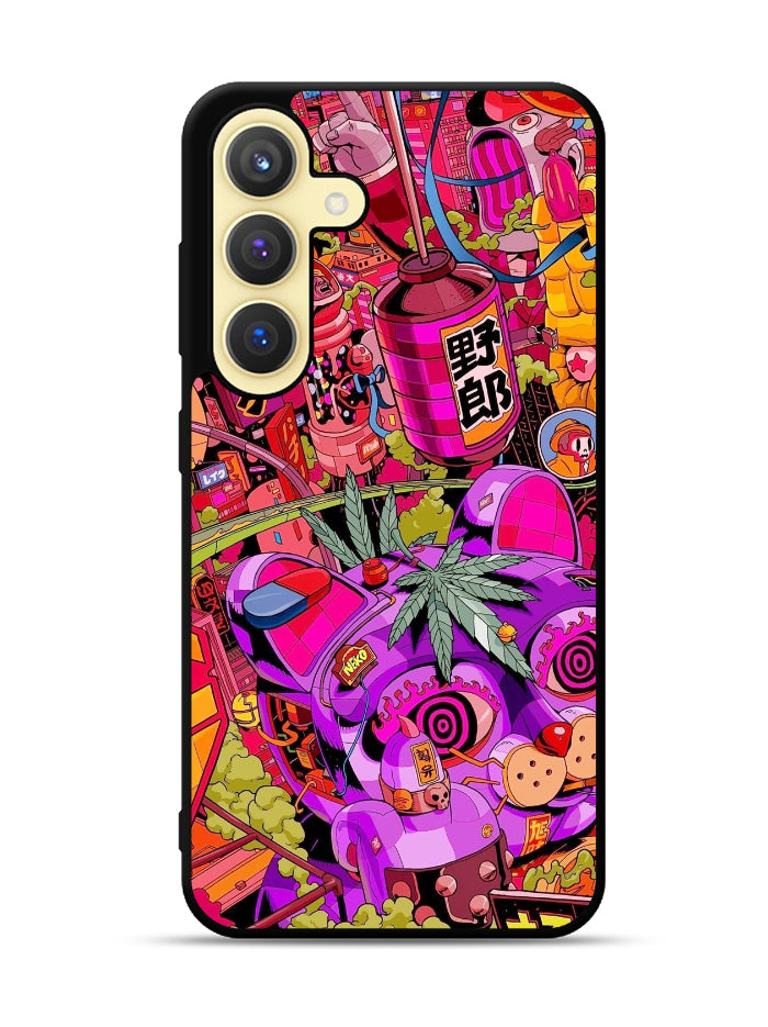 Stoner Trippy Samsung Galaxy S25 Plus 5G , Samsung Galaxy S25+ 5G Case