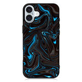 Blue liquid iPhone 16 Plus Case