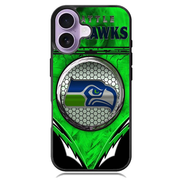 Seattle Seahawks Logo iPhone 16 Case DC1653