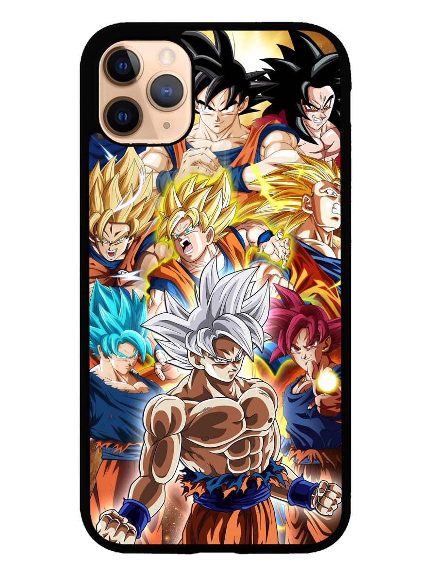 Goku transformations iPhone 11 Pro Max Case