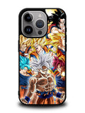 Goku transformations iPhone 15 Pro Case