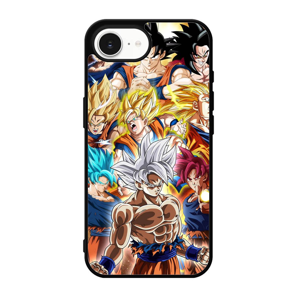 Goku transformations iPhone 17e Case