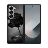 Black Rose Samsung Galaxy Z Fold 7 5G Case