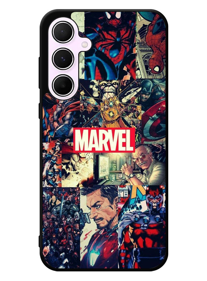 Marvel Comic Heroes Samsung Galaxy A35 5G Case