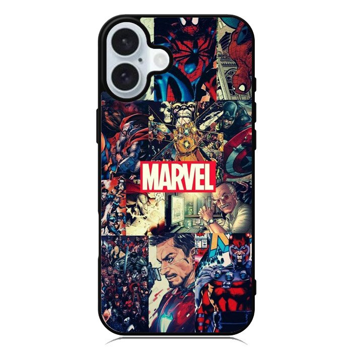 Marvel Comic Heroes iPhone 16 Case