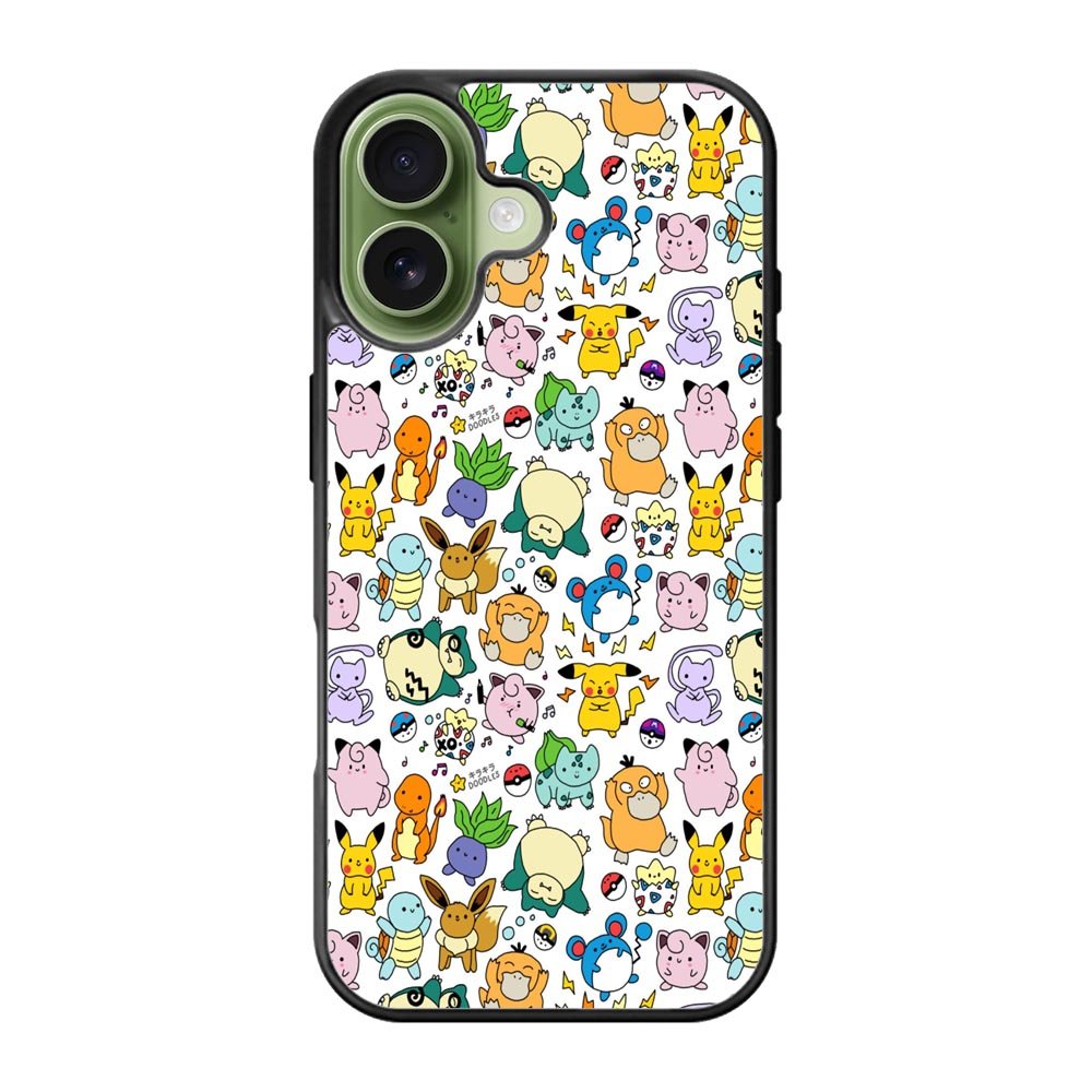 Pattern Pokemon 2nd iPhone 17 Case