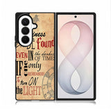 Harry Potter book quote Samsung Galaxy Z Fold 8 Ultra Case