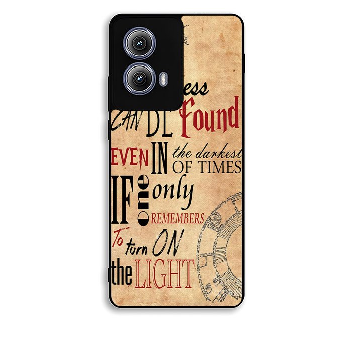 Harry Potter book quote Motorola Moto Edge 2024 Case DC1587