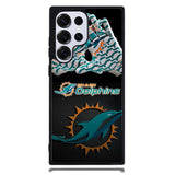Miami Dolphins Logo Case Samsung Galaxy S24 Ultra Case DC1133