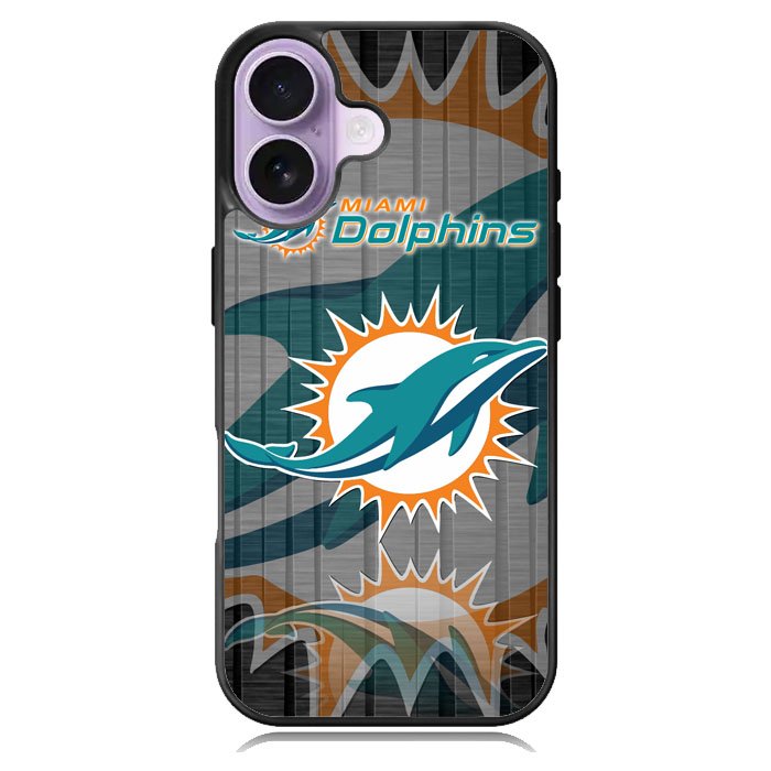 Miami Dolphins iPhone 16 Case DC1128
