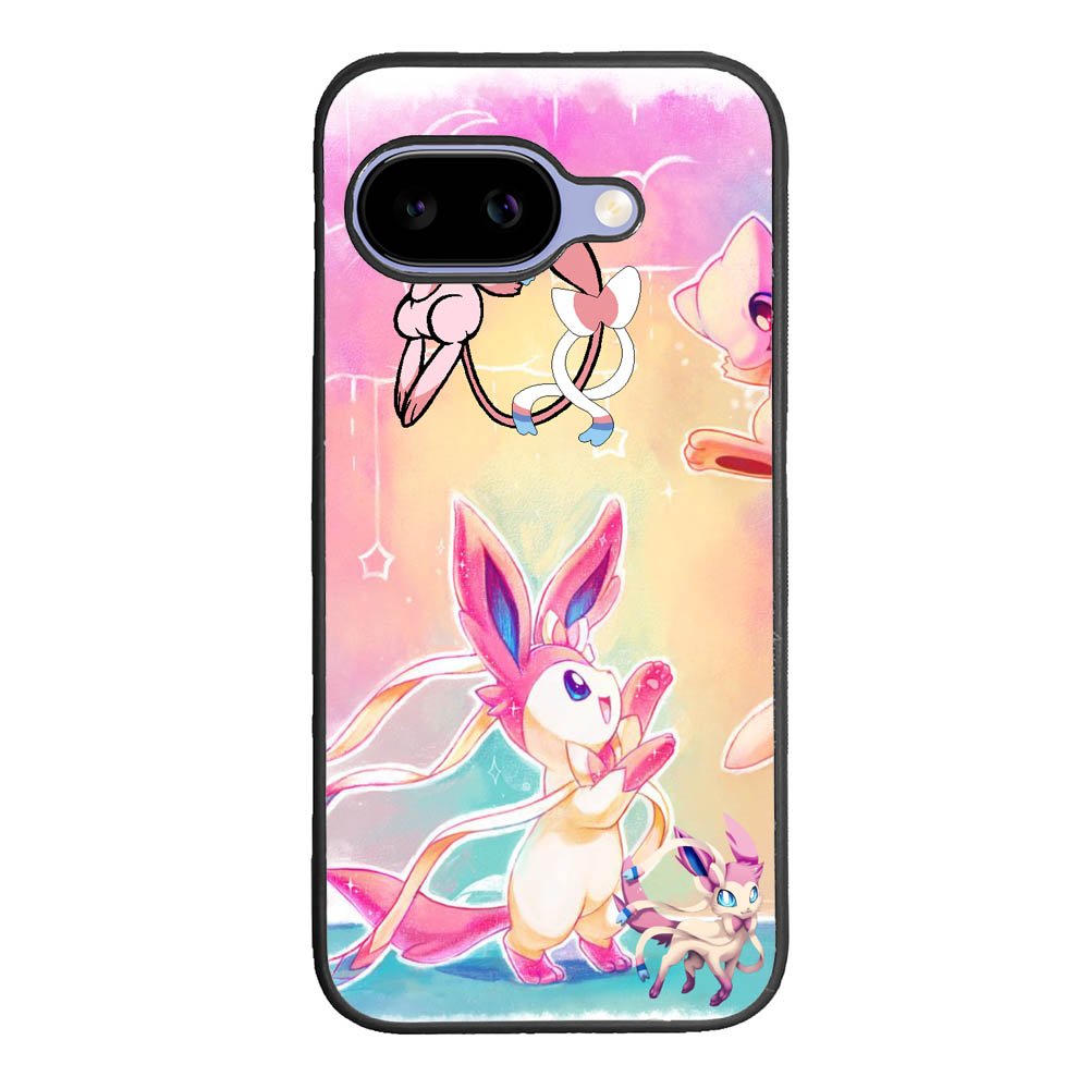 Pokemon Sylveon And Mew Google Pixel 10A Case DC1496