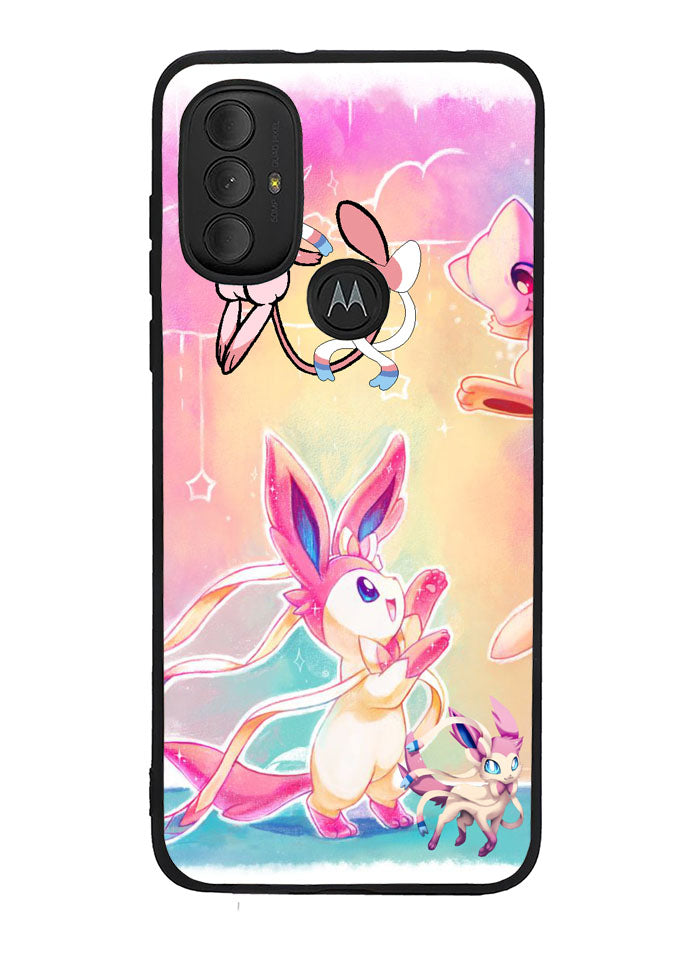 Pokemon Sylveon And Mew Motorola Moto G Pure 2021 , Moto G Power 2022 Case