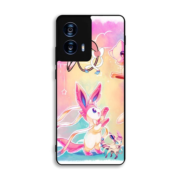 Pokemon Sylveon And Mew Motorola Moto G Power 5G 2024 Case DC7805