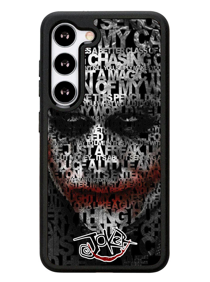Joker Typography Quotes 1st Samsung Galaxy S23 Plus 5G / Samsung Galaxy S23+ 5G Case