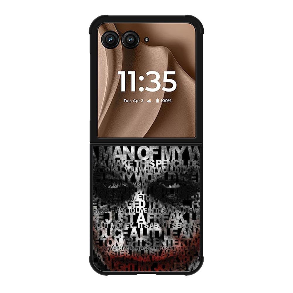 Joker Typography Quotes 1st Motorola Moto RAZR Plus 2025 Case
