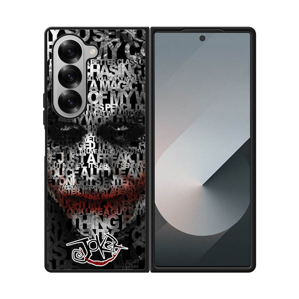 Joker Typography Quotes 1st Samsung Galaxy Z Fold 7 5G Case