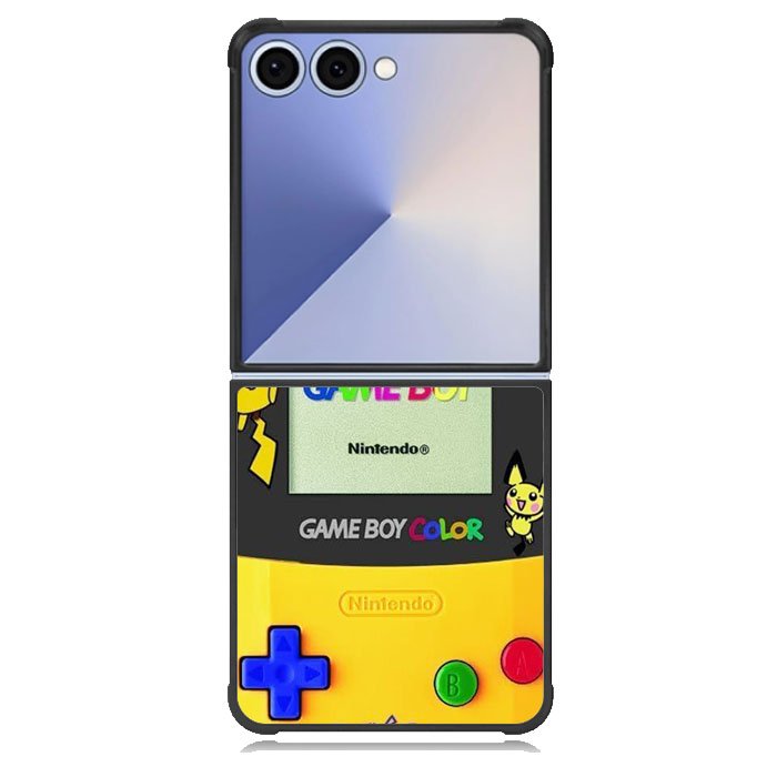 Game Boy Pokemon Pikachu Samsung Galaxy Z Flip 7 Case DC0673