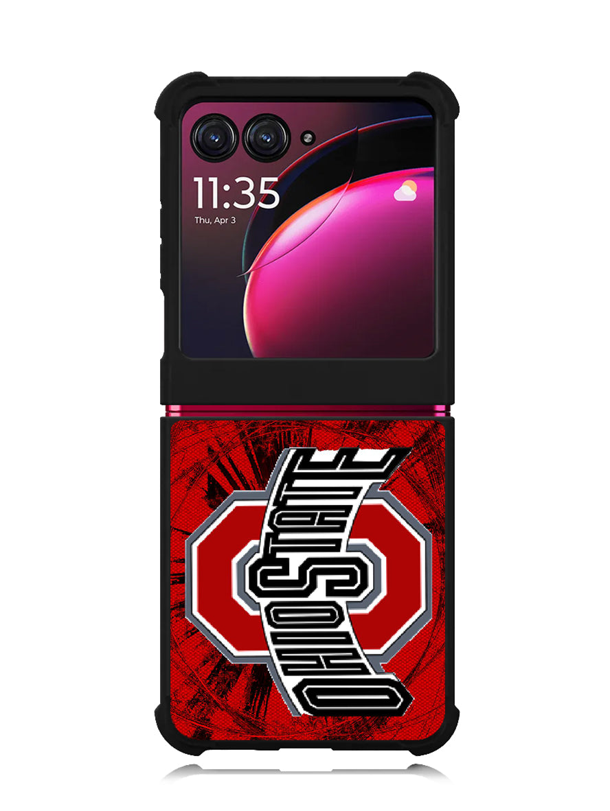 ohio state buckeyes football 2nd Motorola Moto Razr Plus 2023 , Moto Razr+ 2023 Case