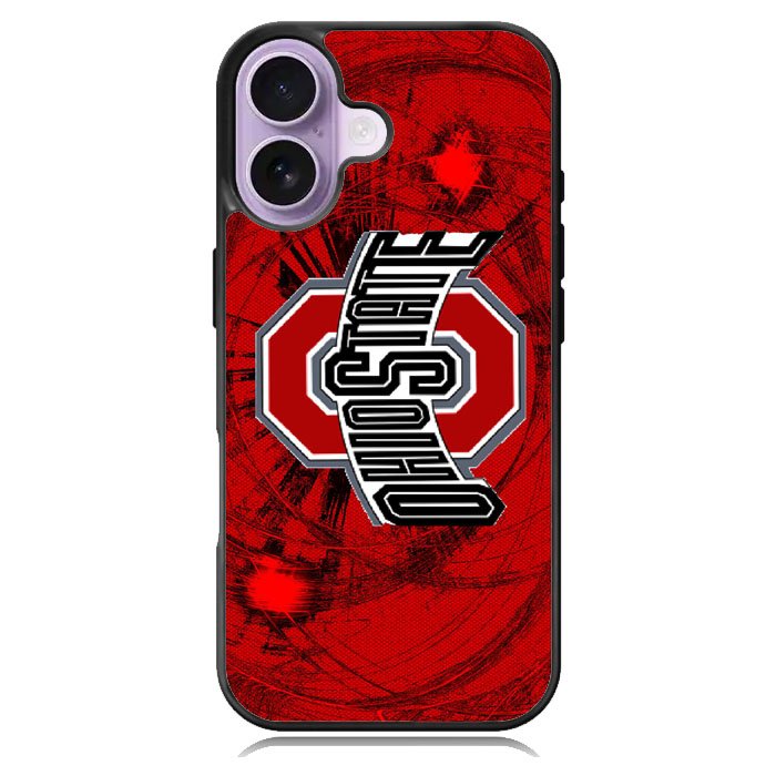 Ohio State Buckeyes Football iPhone 16 Case DC1329