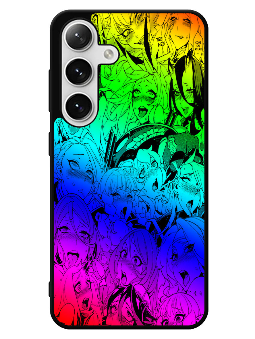 Ahegao Pervert Girls Manga Samsung Galaxy S25 5G Case