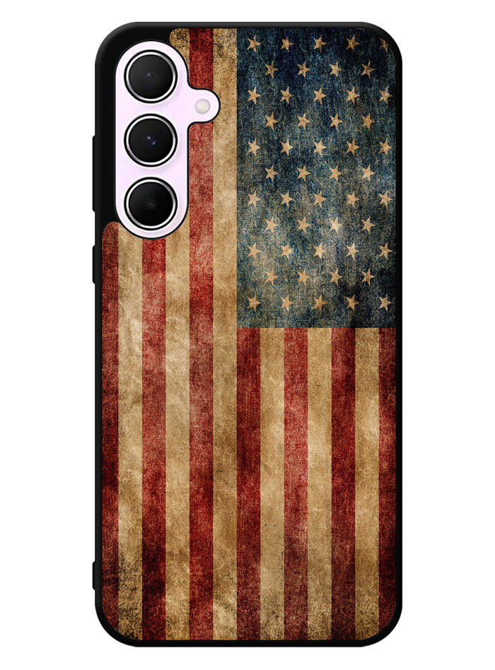Vintage American Flag Samsung Galaxy A35 5G Case