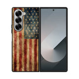 Vintage American Flag Samsung Galaxy Z Fold 7 5G Case