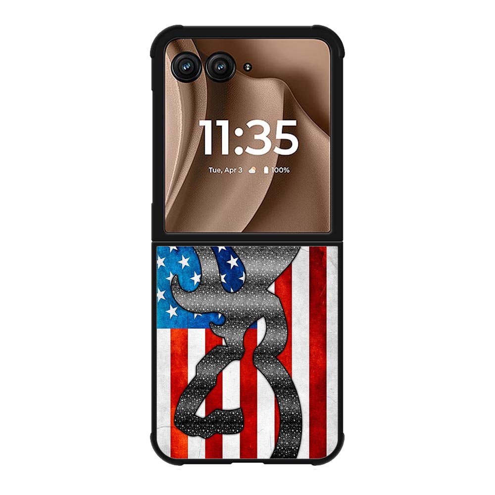 Camo American Flag 1st Motorola Moto RAZR Plus 2025 Case