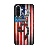 Camo American Flag 1st Samsung Galaxy A36 Case DC3437