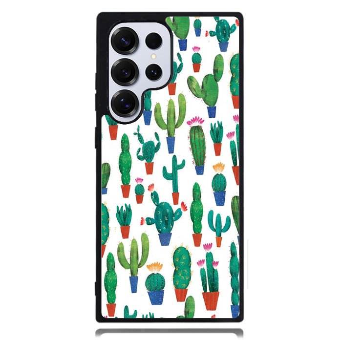 New Cactus Pattern Samsung Galaxy S24 Ultra Case DC1240