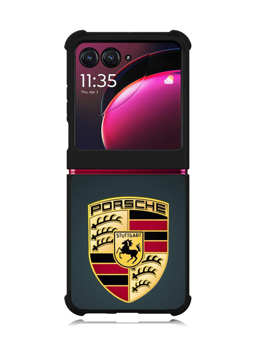Porsche Logo Wallpaper Motorola Moto Razr Plus 2023 , Moto Razr+ 2023 Case