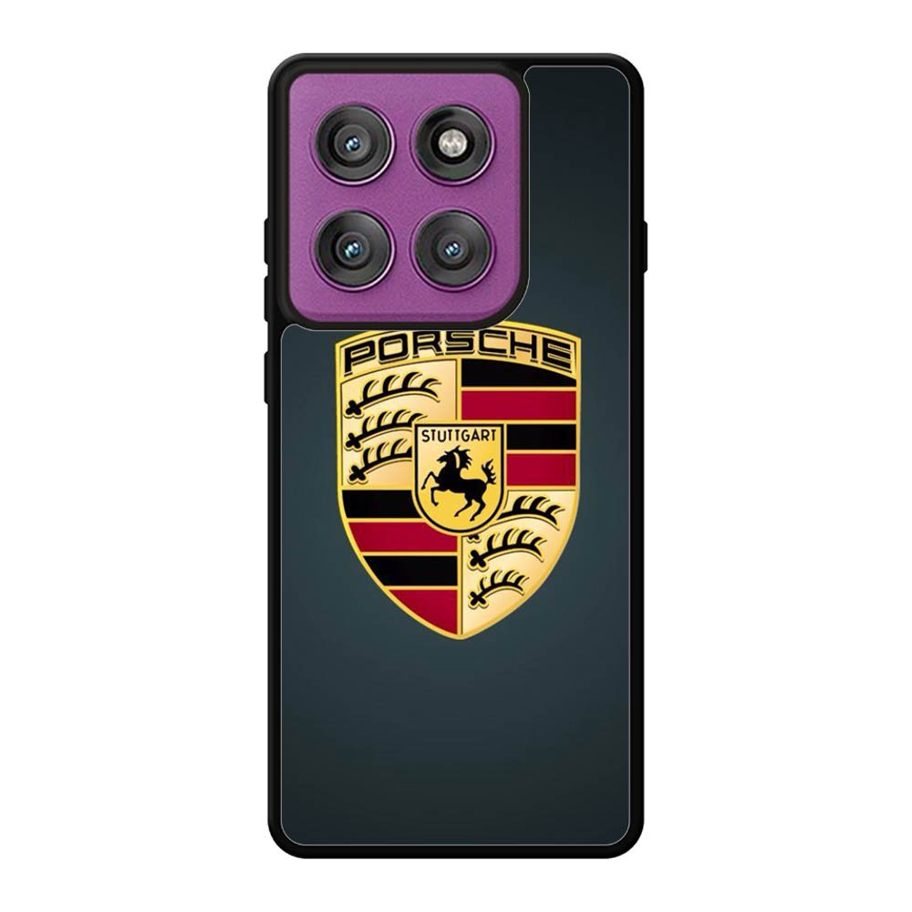 Porsche Logo Wallpaper Motorola Moto Edge 60 Pro Case