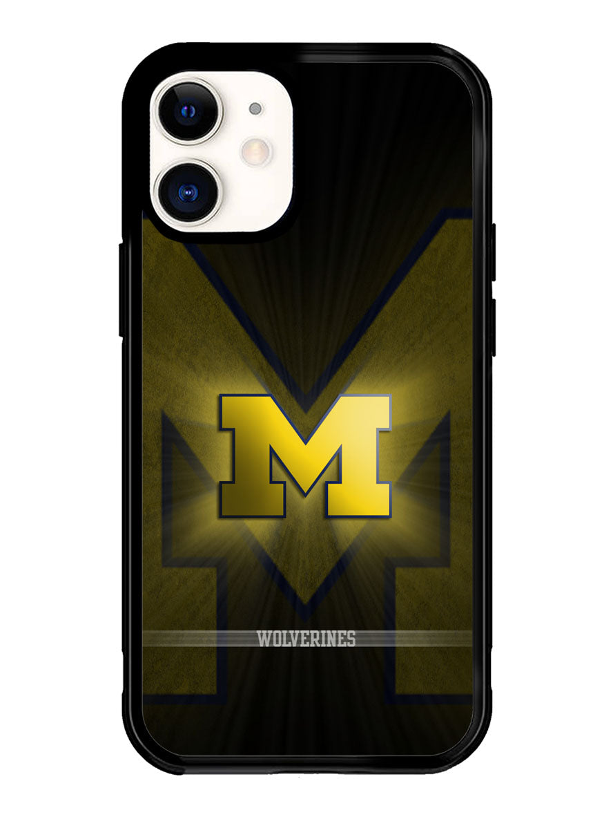michigan wolverines Logo iPhone 12 Case