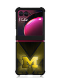 michigan wolverines Logo Motorola Moto Razr Plus 2023 , Moto Razr+ 2023 Case