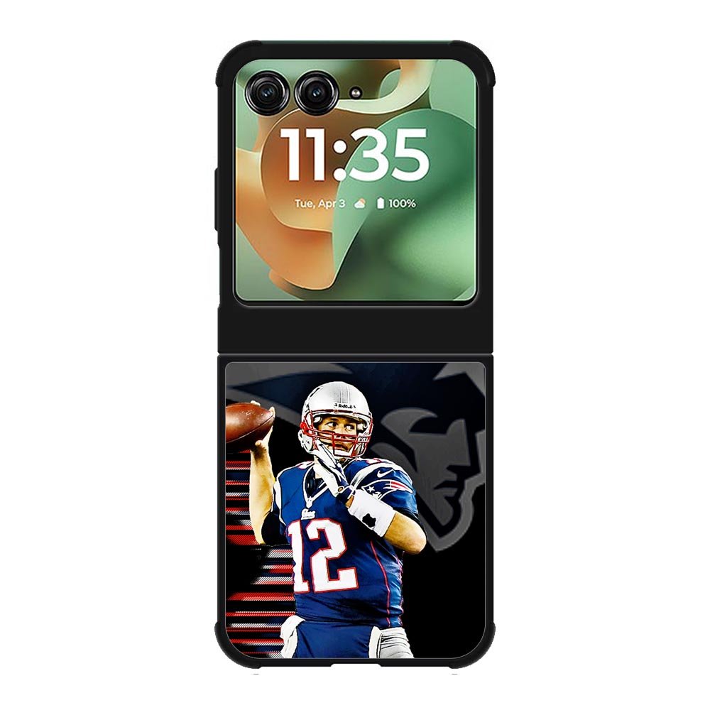 New England Patriots Tom Brady Motorola Moto RAZR 2025 Case