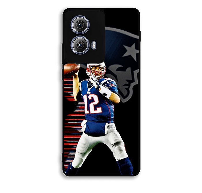 New England Patriots Tom Brady Motorola Moto Edge 2024 Case DC5936