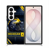 Michigan Wolverines Helmet Samsung Galaxy Z Fold 8 Ultra Case DC1152