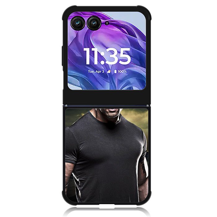 THE Rock Motorola Moto Razr Plus 2024 , Moto Razr+ 2024 Case