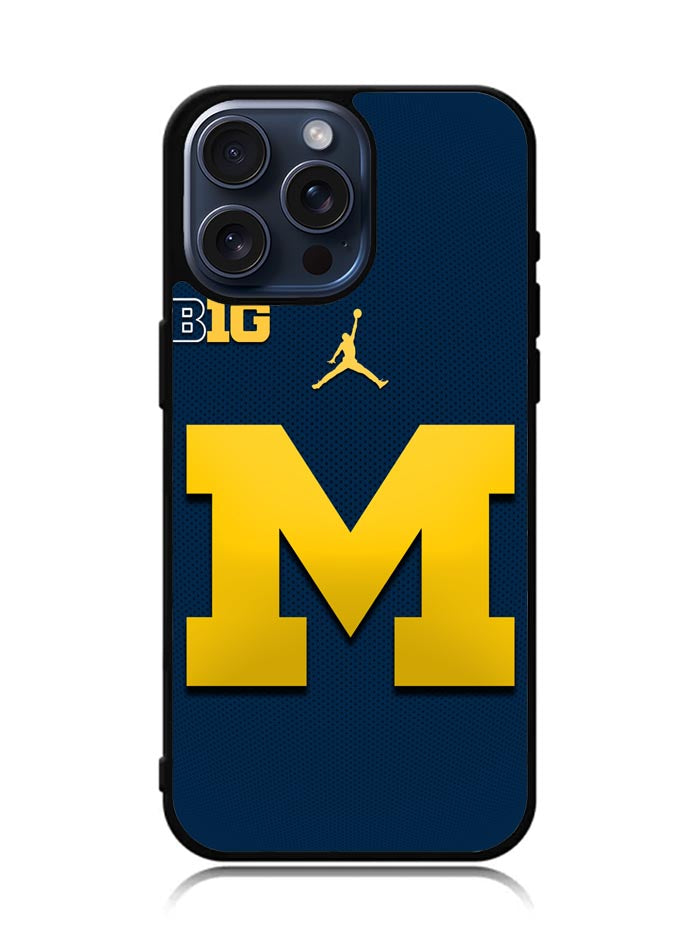 michigan wolverines iPhone 15 Pro Case BLN1022