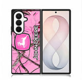 John Deere Pink Camo Case Samsung Galaxy Z Fold 8 Ultra Case DC0931