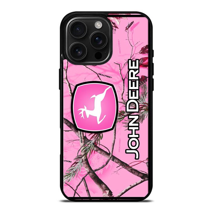 John Deere Pink Camo Case iPhone 16 Pro Case DC0931