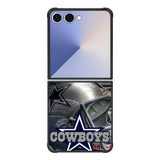 Dallas Cowboys Helmet Samsung Galaxy Z Flip 7 5G Case