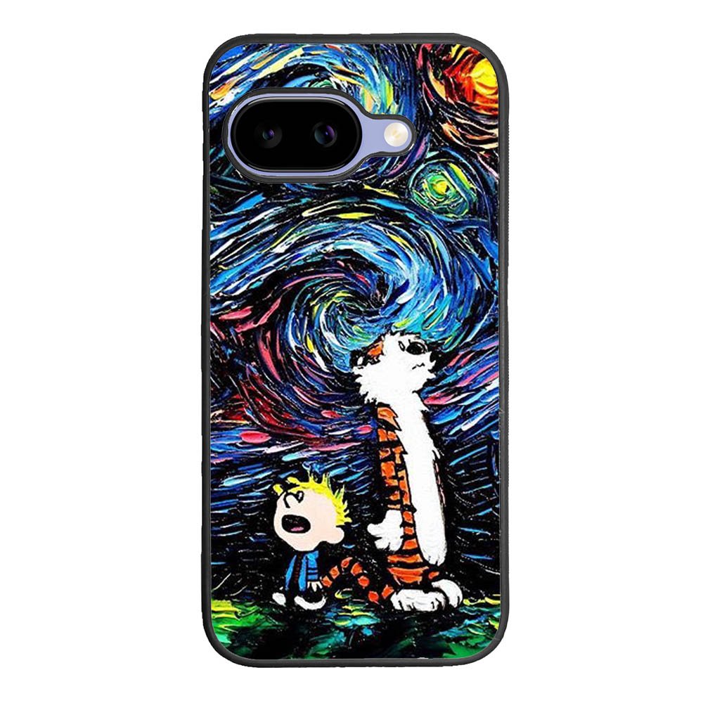 Calvin And Hobbes Art Starry Night Google Pixel 10A Case DC0281