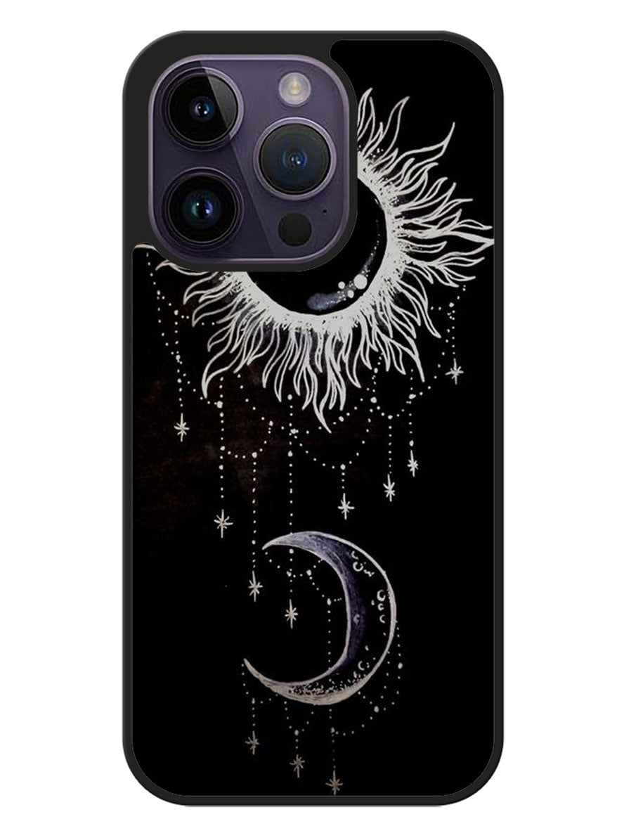 yin yang sun and moon Google iPhone 14 Pro Case BLN1063