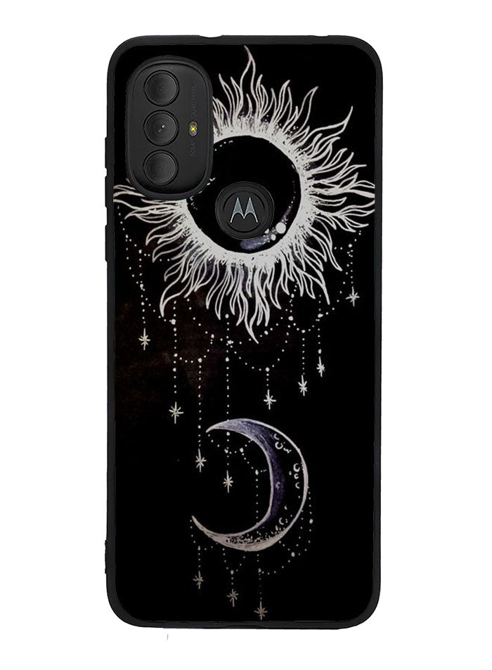 yin yang sun and moon Motorola Moto G Pure 2021 , Moto G Power 2022 Case
