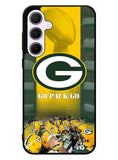 green bay packer wall border Samsung Galaxy A35 5G Case
