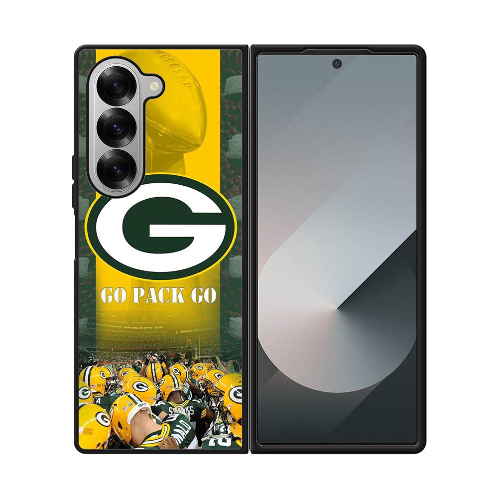 green bay packer wall border Samsung Galaxy Z Fold 7 5G Case
