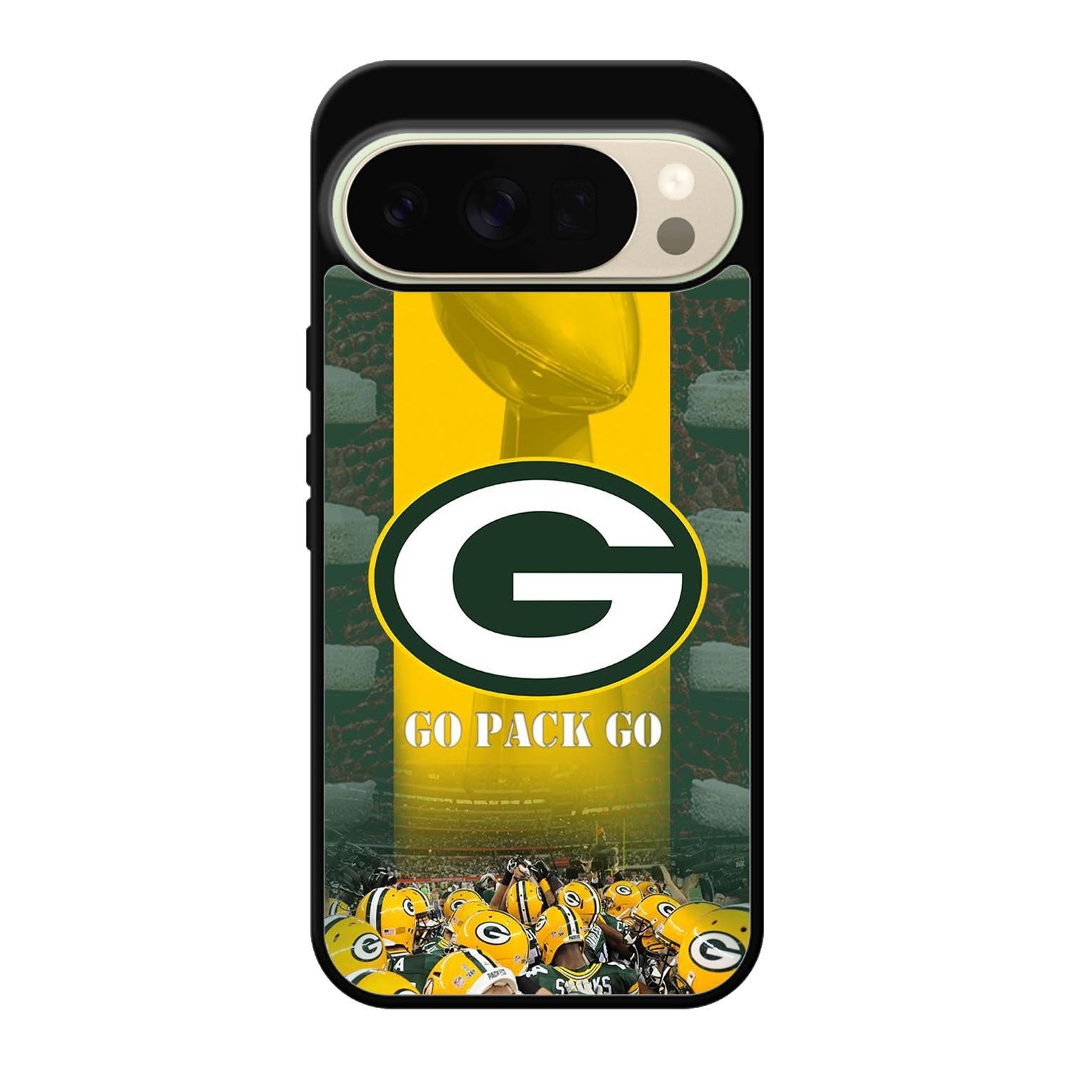 green bay packer wall border Google Pixel 10 Pro Case