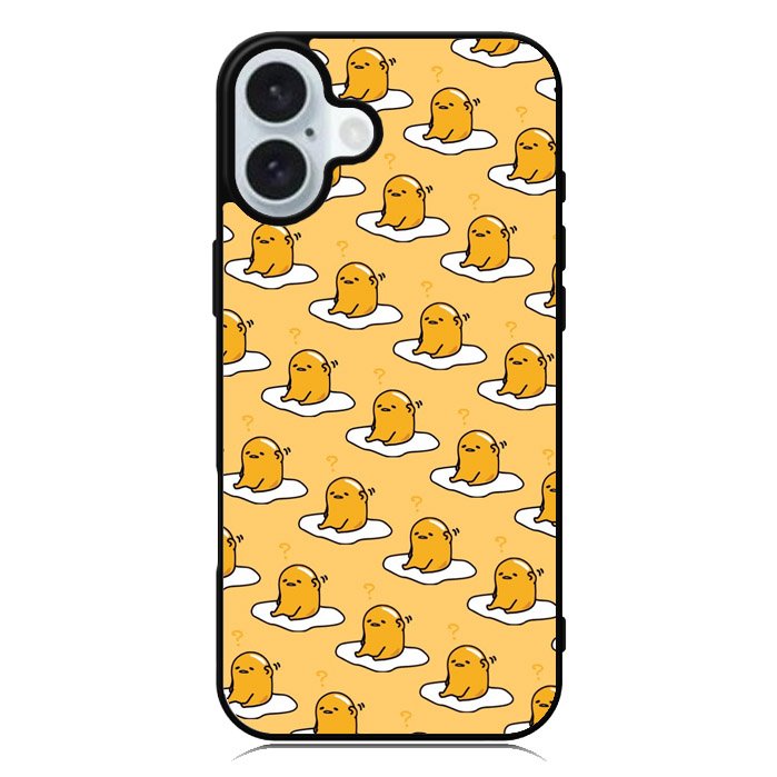 Gudetama Pattern iPhone 16 Plus Case